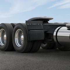 VEVOR Quarter Fenders for Semi Trucks, 24" x 24" Semi Truck Fenders with Tube Bracket and Mounting Hardware, 1 Pair