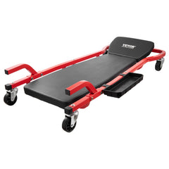 VEVOR Mechanic Garage Creeper, 44-Inch, 300 lbs Capacity Automotive Rolling Creeper with 6 Casters Adjustable Cushioned