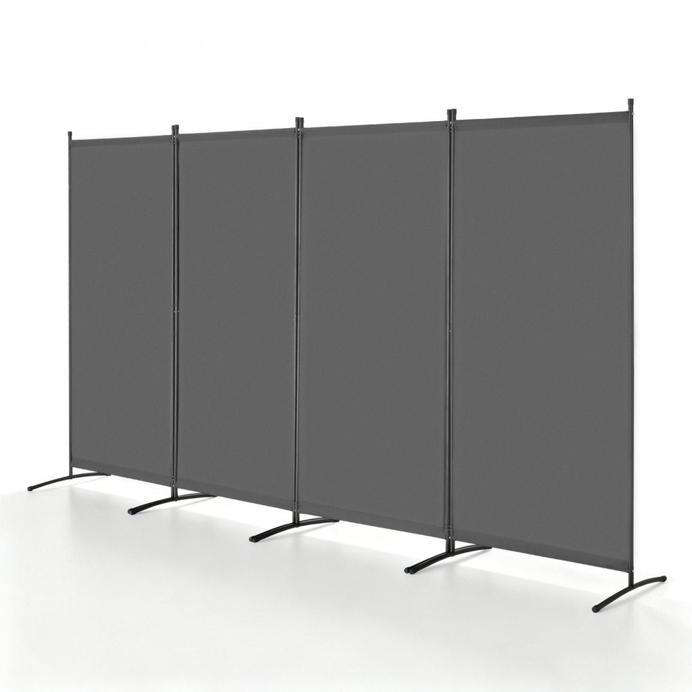 VEVOR Room Divider, 4 Panels Room Divider, Folding Privacy Screen and Portable Partition Divider for Room Separation