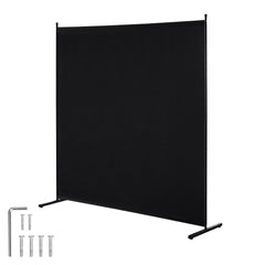 VEVOR Room Divider, Single Panel Room Divider, 6FT Privacy Screen Indoor, Partition Divider for Room Separation