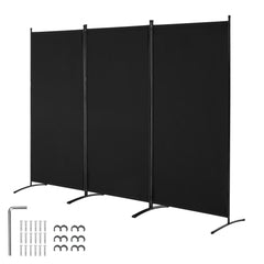VEVOR Room Divider, 3 Panel Room Divider, Folding Privacy Screen and Portable Partition Divider for Room Separation