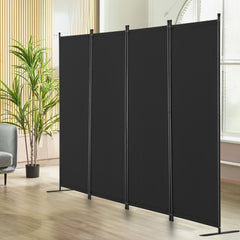 VEVOR Room Divider, 4 Panel Room Dividers and Folding Privacy Screens, Fabric Partition Room Dividers for Office