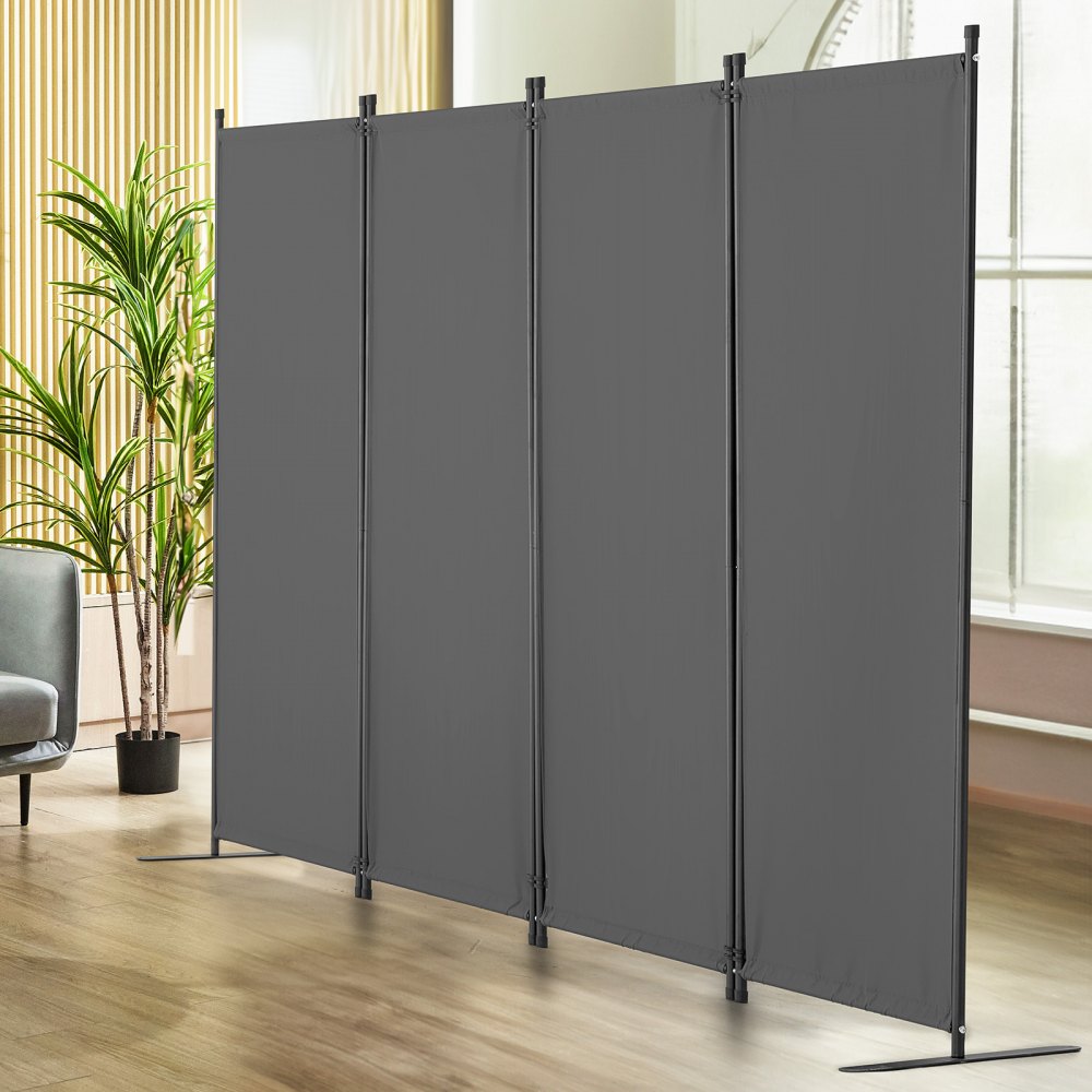 VEVOR Room Divider, 4 Panel Room Dividers and Folding Privacy Screens, Fabric Partition Room Dividers for Office