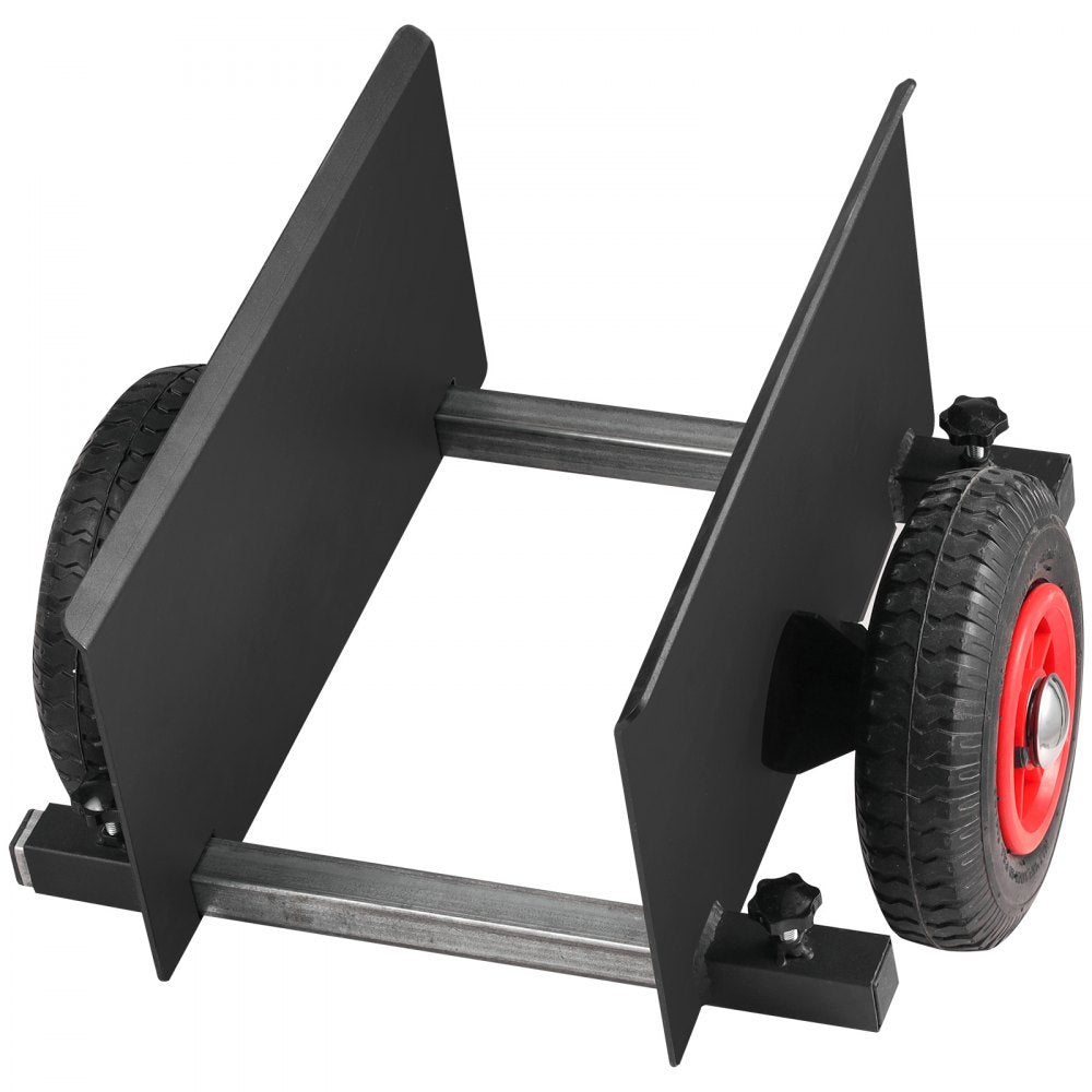 VEVOR Panel Dolly, 600LBS Capacity Slab Dolly, Heavy-duty Drywall Mover with 8" Pneumatic Wheels, Adjustable Clamp
