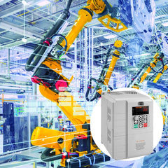 VEVOR VFD 7.5KW, 34A, 10HP Variable Frequency Drive for 3-Phase Motor Speed Control