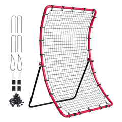 VEVOR Baseball And Softball Rebounder Net, 4 x 5.5 ft PitchBack Baseball Pitching Nest, Pitch Return Trainer Rebound