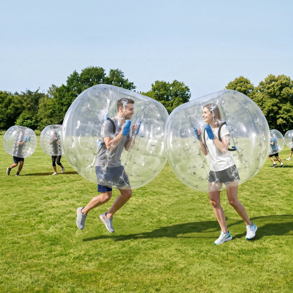 VEVOR 2-Pack Inflatable Bumper Balls 5FT Human Bubble for Adult Transparent, for Backyard, Camping, Picnic, Park, Lawn