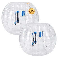 VEVOR 2-Pack Inflatable Bumper Balls 5FT Human Bubble for Adult Transparent, for Backyard, Camping, Picnic, Park, Lawn