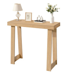 VEVOR 36 in Console Table, Modern Desk Behind the Couch, Wooden Rectangle Entrance Desk, Narrow Long Sofa Table Accent