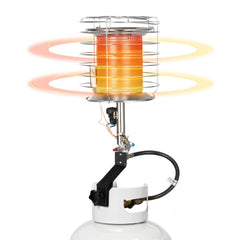 VEVOR Propane Tank Top Heater, 42000 BTU Rapid Heating 360-Degree Infrared Radiant Tank Top Gas Heater, Stepless