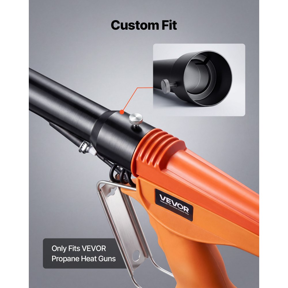 VEVOR 3FT Extension Pole for Heat Gun, Only Compatible with VEVOR Propane Heat Guns, Extended Reach Rod for Fast