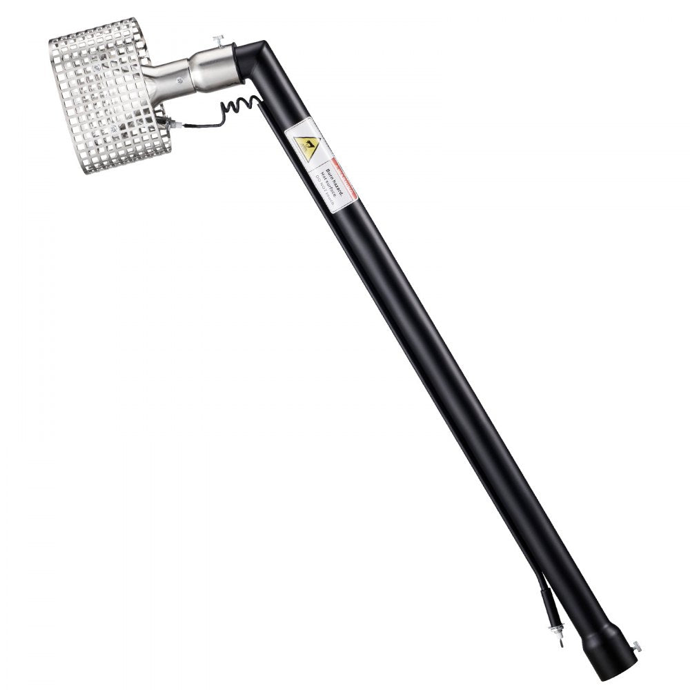 VEVOR 3FT Extension Pole for Heat Gun, Only Compatible with VEVOR Propane Heat Guns, Extended Reach Rod for Fast