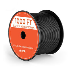 VEVOR Paracord Rope 5/32 in x 1000 ft Nylon Parachute Cord 550 Tactical, Survival Cord, Heavy Duty 7 Strand, 600 lbs