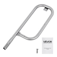 VEVOR Grill Burner Tube for Weber Q100, Q120, Q1000, Q1200, Baby Q Gas Grills, 17 inch 304 Stainless Steel Tube Burner