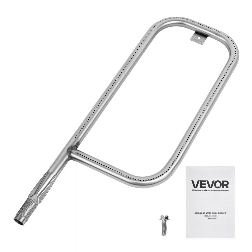 VEVOR Grill Burner Tube for Weber Q200, Q220, Q2000, Q2200, Q2400, 20.5 inch 304 Stainless Steel Tube Burner for Weber
