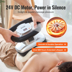 VEVOR Chiropractic Massager, 400-4600rpm Variable Speed Professional Vibrating Massager, Handheld Chiropractic Orbital