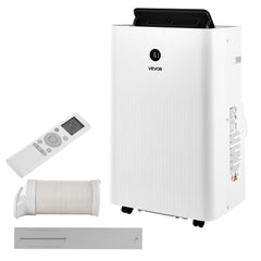 VEVOR Portable Air Conditioner, 14000 BTU ASHRAE (9800 BTU SACC) 4-in-1 Standing Cooling Ac Unit, LED Touch Panel &