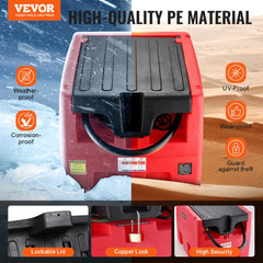 VEVOR Portable Diesel & Gasoline Tank, 48 Gallon, 10.6GPM Flow Rate, Diesel Fuel Tank with 12V Electric Transfer Pump