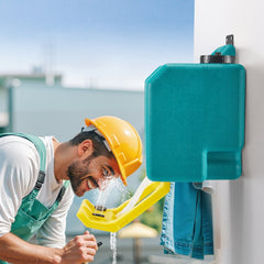 VEVOR Portable Eye Wash Station 8 Gal, OSHA-Approved Eyewash Station Wall-Mounted/On Flat Surface, Emergency Eye Wash