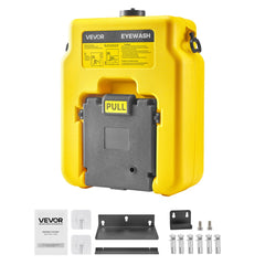 VEVOR Portable Eye Wash Station 14 Gal, OSHA-Approved Eyewash Station Wall-Mounted/On Flat Surface, Emergency Eye Wash