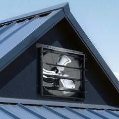 VEVOR 20 in Shutter Exhaust Fan Wall-Mount Automatic Louvers Variable Speed, Sturdy Steel Housing, Low Noise, AC Motor