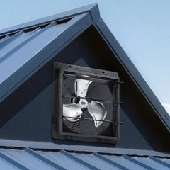 VEVOR 10 in Shutter Exhaust Fan Wall-Mount Automatic Louvers Variable Speed, Sturdy Steel Housing, Low Noise, AC Motor