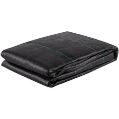 VEVOR Geotextile Fabric, 12.5 x 50 ft 3.5oz Woven PP Driveway Drain Cloth with 600lbs Tensile Strength, Heavy Duty