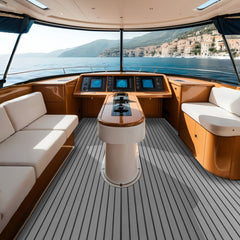 VEVOR Boat Flooring, EVA Foam Boat Decking 94.5" x 35.4", Non-Slip Self-Adhesive Flooring, 23.2 sq.ft Marine Carpet for