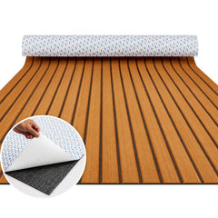 VEVOR Boat Flooring, EVA Foam Boat Decking 94.5" x 46", Non-Slip Self-Adhesive Flooring, 29.9 sq.ft Marine Carpet for