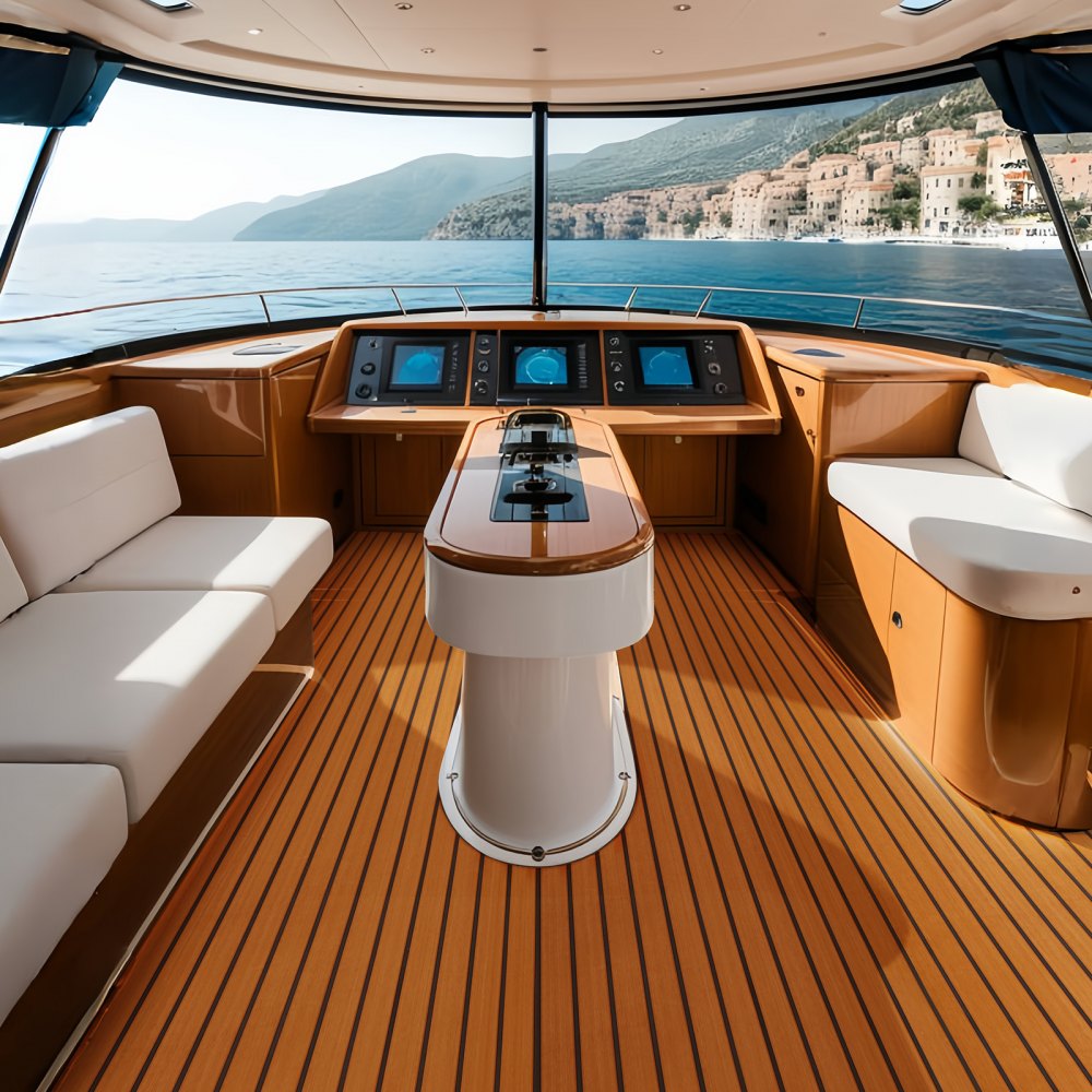 VEVOR Boat Flooring, EVA Foam Boat Decking 94.5" x 35.4", Non-Slip Self-Adhesive Flooring, 23.2 sq.ft Marine Carpet for