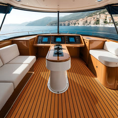 VEVOR Boat Flooring, EVA Foam Boat Decking 94.5" x 35.4", Non-Slip Self-Adhesive Flooring, 23.2 sq.ft Marine Carpet for