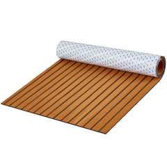 VEVOR Boat Flooring, EVA Foam Boat Decking 94.5" x 35.4", Non-Slip Self-Adhesive Flooring, 23.2 sq.ft Marine Carpet for