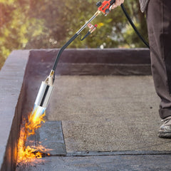 VEVOR Propane Torch Weed Burner, High Output 1,800,000 BTU with 10 ft Hose, Heavy Duty Blow Torch with Adjustable Flame
