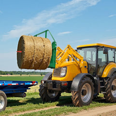 VEVOR Pallet Fork Frame Attachment with 42-inch Skid Steer Forks for JD Tractors