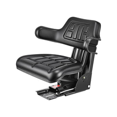 VEVOR Universal Forklift Seat Wrap Around, Universal Tractor Seat with Micro Switch, Adjustable Tractor Suspension Seat