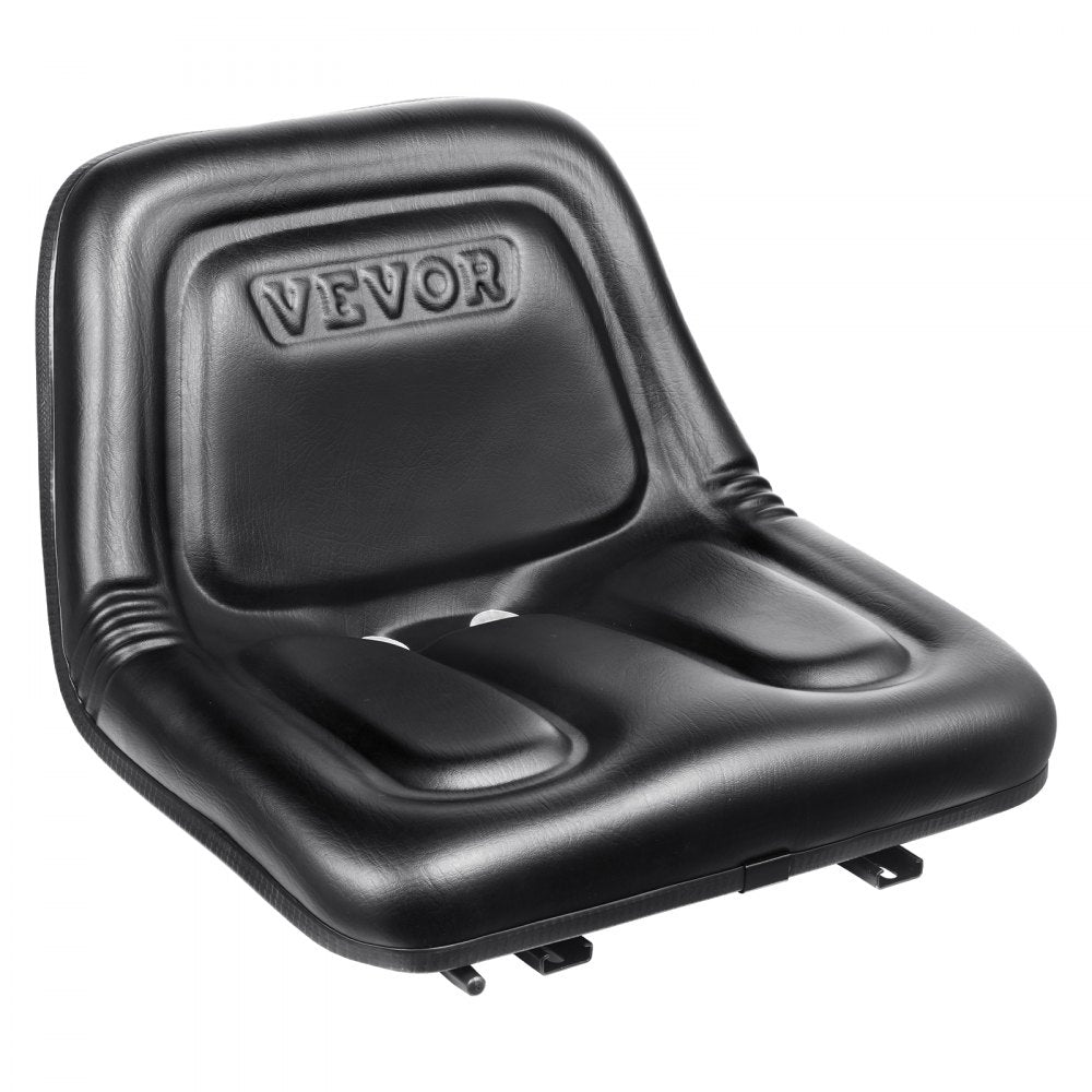 VEVOR Universal Tracor Seat, Lawn Mower Seat with Micro Switch and Drainage Holes, 6.3-13.4 inch Extended Slot Tractor
