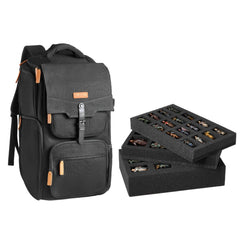 VEVOR Miniature Storage Carrying Figure Bag, Fits 58 Infantry Minis, Miniature Transport Bag with Handle & Adjustable