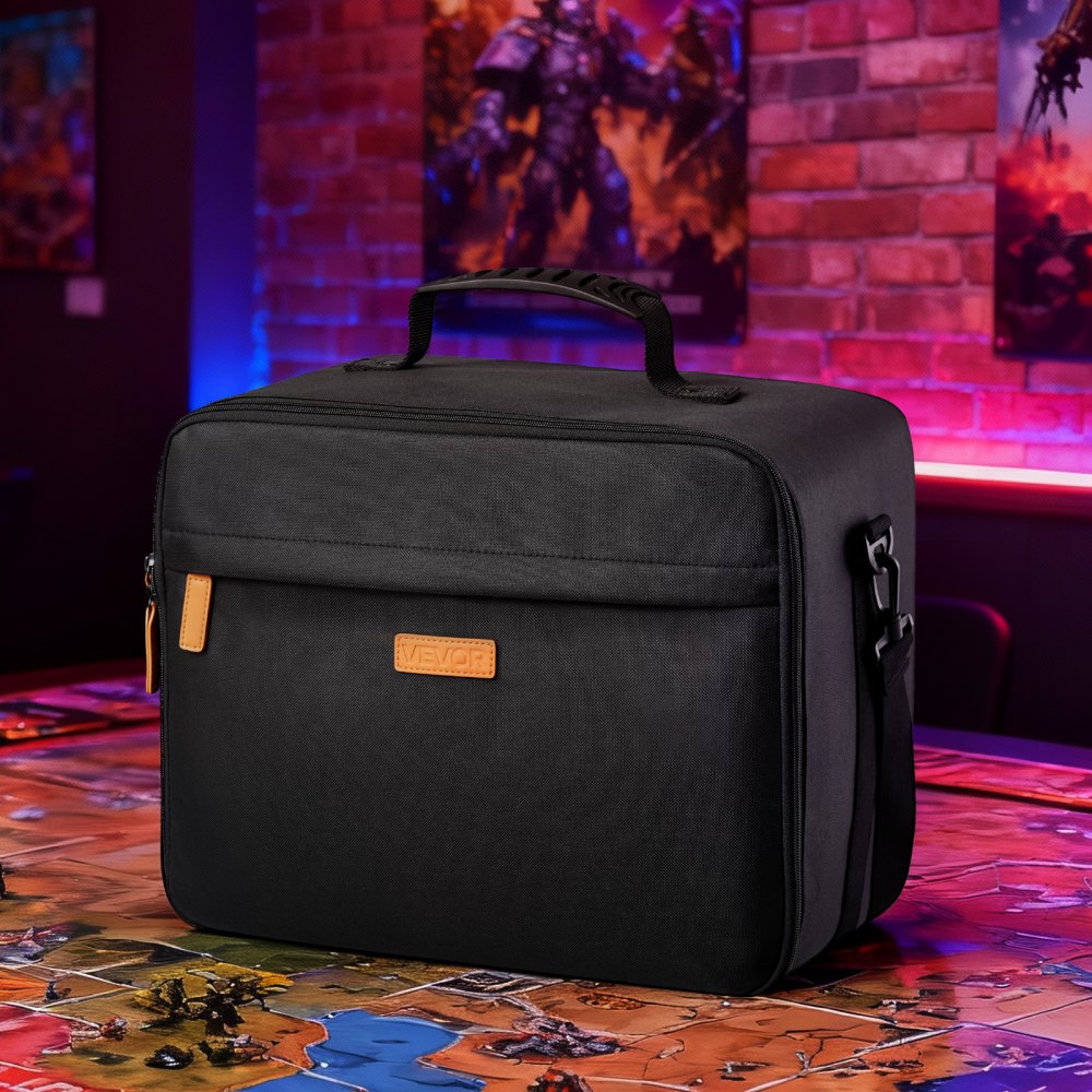 VEVOR Miniature Storage Carrying Figure Bag, Fits for 1:500-1:750 Scale Models, Miniature Transport Bag with Adjustable
