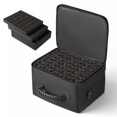 VEVOR Miniature Storage Carrying Figure Bag, Fits for 1:500-1:750 Scale Models, Miniature Transport Bag with Adjustable