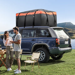 VEVOR Car Rooftop Cargo Carrier Bag, 23 Cubic Feet Roof Cargo Carrier, Heavy Duty 840D PVC 100% Waterproof Car Roof