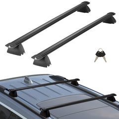 VEVOR Roof Rack Cross Bars, Compatible with 2011-2021 Jeep Grand Cherokee with Grooved Side Rails, 200lbs Load