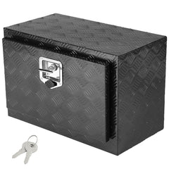 VEVOR Underbody Truck Box, 24" x 17" x 18" Pickup Storage Box, Heavy Duty Aluminum Diamond Plate Tool Box with Lock and