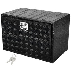 VEVOR Underbody Truck Box, 48" x 17" x 18" Pickup Storage Box, Heavy Duty Aluminum Diamond Plate Tool Box with Lock and