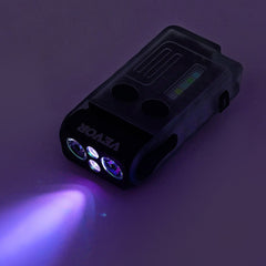VEVOR Rechargeable Keychain Flashlight, Mini LED Flashlight with 13 Lighting Modes, Portable Pocket Flashlight with