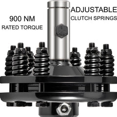 VEVOR Slip Clutch, 1 3/8" PTO Slip Clutch, Smooth Round Ends PTO Friction Clutch, Carburized Steel Tractor Slip Clutch