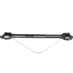 VEVOR PTO Shaft 1 3/8" PTO Drive Shaft, 6 Spline End Round End PTO Driveline Shaft, Series 4 Tractor PTO Shaft, 39"-55"