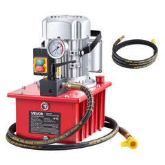 VEVOR Electric Hydraulic Pump, 750W 10,000 PSI, 120V Single Acting Electric Driven Hydraulic Pump Power Pack Unit, with