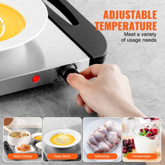 VEVOR Electric Warming Tray, Food Warming Trays for Buffet, Warming Trays with Adjustable Temperature Control, Portable
