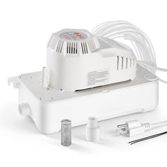 VEVOR Condensate Pump, 1/12 HP, 90 GPH, 20 ft Lift, 115V Automatic AC Condensation Removal Pump with Safety Switch 20