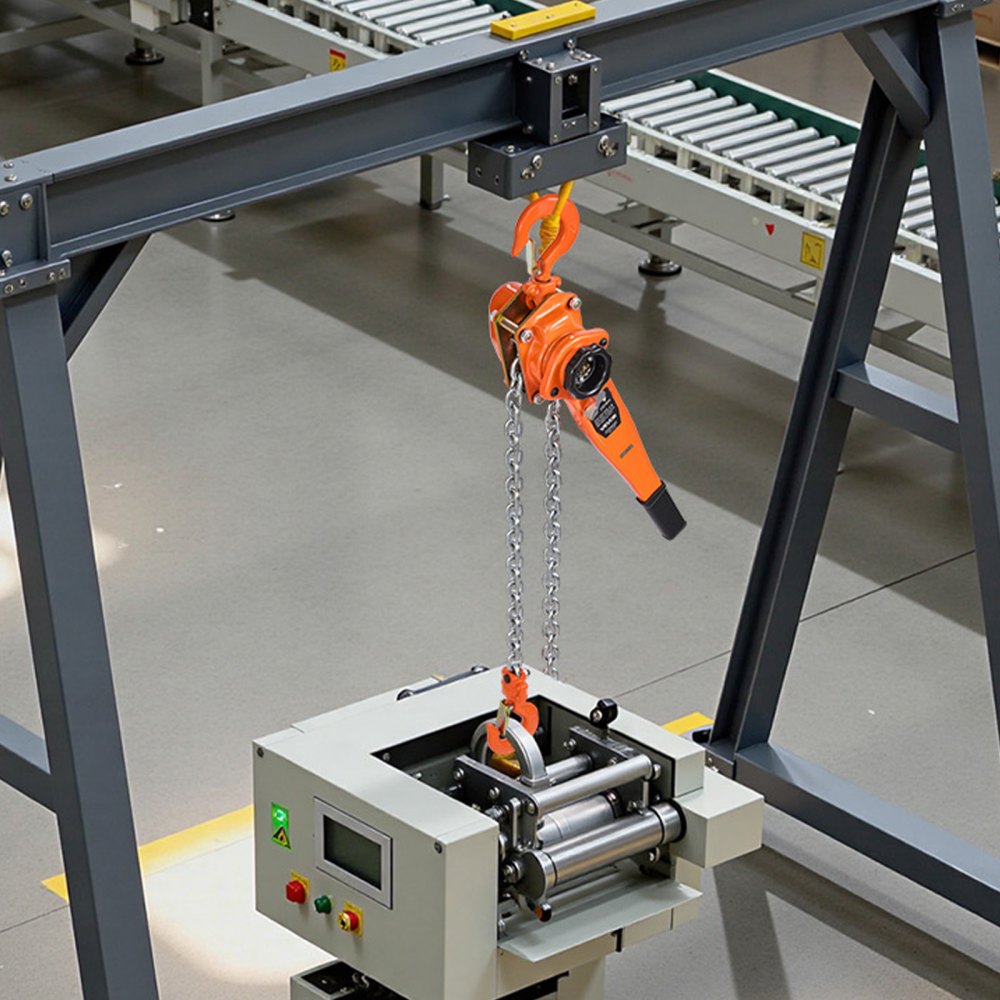 VEVOR Manual Lever Chain Hoist, 1-1/2T 3300LBS Capacity Heavy Duty Come Along, 20FT Lift G80 Alloy Steel Chain With